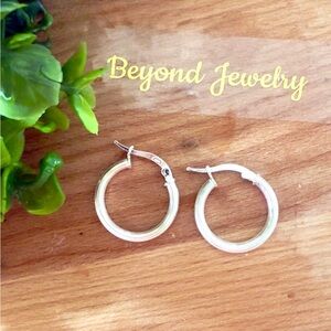 Silver Hoop Earrings